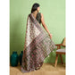 Dashing Women's Silk Blend Printed Saree With Blouse Piece