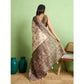 Dashing Women's Silk Blend Printed Saree With Blouse Piece