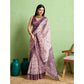Dashing Women's Silk Blend Printed Saree With Blouse Piece