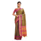 Glamorous Women's Silk Blended Jaquard Woven Saree With Blouse Piece