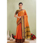 Glamorous Women's Silk Blended Jaquard Woven Saree With Blouse Piece