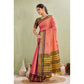 Glamorous Women's Silk Blended Jaquard Woven Saree With Blouse Piece