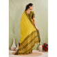Glamorous Women's Silk Blended Jaquard Woven Saree With Blouse Piece