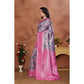 Jaunty Women's Banarasi Silk Jaquard Woven Saree With Blouse Piece