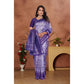 Jaunty Women's Banarasi Silk Jaquard Woven Saree With Blouse Piece
