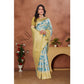 Jaunty Women's Banarasi Silk Jaquard Woven Saree With Blouse Piece