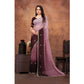 Luxurious Women's Chiffon Embroidred Saree With Blouse Piece
