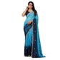 Luxurious Women's Chiffon Embroidred Saree With Blouse Piece