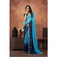 Luxurious Women's Chiffon Embroidred Saree With Blouse Piece