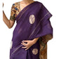 Groovy Women's Linen Printed Saree With Blouse Piece