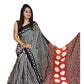 Sassy Women's Satin Printed Saree With Blouse Piece