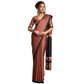 Sassy Women's Satin Printed Saree With Blouse Piece