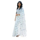Groovy Women's Linen Printed Saree With Blouse Piece