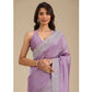 Exquisite Women's Silk Embroidred Saree With Blouse Piece