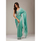 Exquisite Women's Silk Embroidred Saree With Blouse Piece