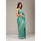 Exquisite Women's Silk Embroidred Saree With Blouse Piece