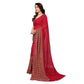 Feminine Women's Georgette Printed Saree With Blouse Piece