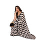 Feminine Women's Georgette Printed Saree With Blouse Piece