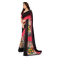 Feminine Women's Georgette Printed Saree With Blouse Piece