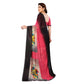Feminine Women's Georgette Printed Saree With Blouse Piece