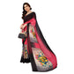 Feminine Women's Georgette Printed Saree With Blouse Piece