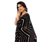 Urbane Women's Georgette Printed Saree With Blouse Piece