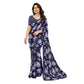 Fashionista Women's Georgette Printed Saree With Blouse Piece