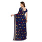 Comfy Women's Georgette Printed Saree With Blouse Piece