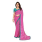 Comfy Women's Georgette Printed Saree With Blouse Piece