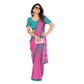 Comfy Women's Georgette Printed Saree With Blouse Piece