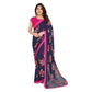 Comfy Women's Georgette Printed Saree With Blouse Piece