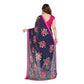 Comfy Women's Georgette Printed Saree With Blouse Piece
