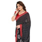 Comfy Women's Georgette Printed Saree With Blouse Piece