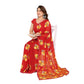 Unique Women's Georgette Printed Saree With Blouse Piece