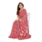 Unique Women's Georgette Printed Saree With Blouse Piece