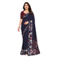 Unique Women's Georgette Printed Saree With Blouse Piece
