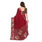 Unique Women's Georgette Printed Saree With Blouse Piece