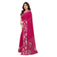 Unique Women's Georgette Printed Saree With Blouse Piece