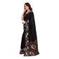 Unique Women's Georgette Printed Saree With Blouse Piece