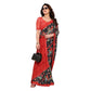 Classic Women's Georgette Printed Saree With Blouse Piece