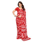 Classic Women's Georgette Printed Saree With Blouse Piece