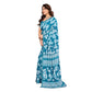 Classic Women's Georgette Printed Saree With Blouse Piece