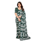 Classic Women's Georgette Printed Saree With Blouse Piece