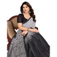 Classic Women's Georgette Printed Saree With Blouse Piece