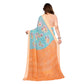 Twinkling Women's Georgette Printed Saree With Blouse Piece