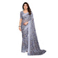 Twinkling Women's Georgette Printed Saree With Blouse Piece