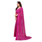 Traditional Women's Georgette Printed Saree With Blouse Piece