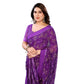 Traditional Women's Georgette Printed Saree With Blouse Piece