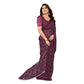 Traditional Women's Georgette Printed Saree With Blouse Piece
