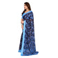 Traditional Women's Georgette Printed Saree With Blouse Piece